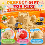 2 in 1 Construction Water and Sand Table Sensory Play Gift for Kids