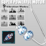 Vibrating Anal Hook Bdsm Sex Bondage Restraints Kit, Thigh Sling Chest Harness Behind Back Handcuffs, 3 Balls Anal Trainer With 9 Vibration Modes, Sm Fetish Unisex Sex Toys For Couples