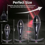 Metal Anal Plugs 4Pcs With Luxury Jewelry T-Shaped Base Anal Trainer Kit Metal Butt Plug Prostate Massage Sex Toy Stimulation Adult Sex Toys For Men Women