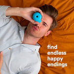 Hello Stroker, Double-Sided Sex Toy For Men And Couples, Handheld Male Stroker With Dual Entrances - Soft, Squishy Exterior With Ribbed, Beaded Texture Interior, Easy To Clean & Use, Waterproof