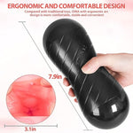Male Masturbators Cup, Double Side Pocket Toy With Realistic Texture, Men Masturbation Stroker Adult Sex Toys