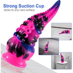 Tentacle Realistic Monster Dildo + Electric Shock Wand Vibrator