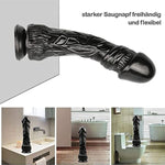 9.25 Inch Realistic Dildo Big Thick Head For Size Queens, Realistic Skin Texture, Flexible Silicone Adult Sex Toy With Powerful Suction Cup Anal Dildos For Women, Couples, Men