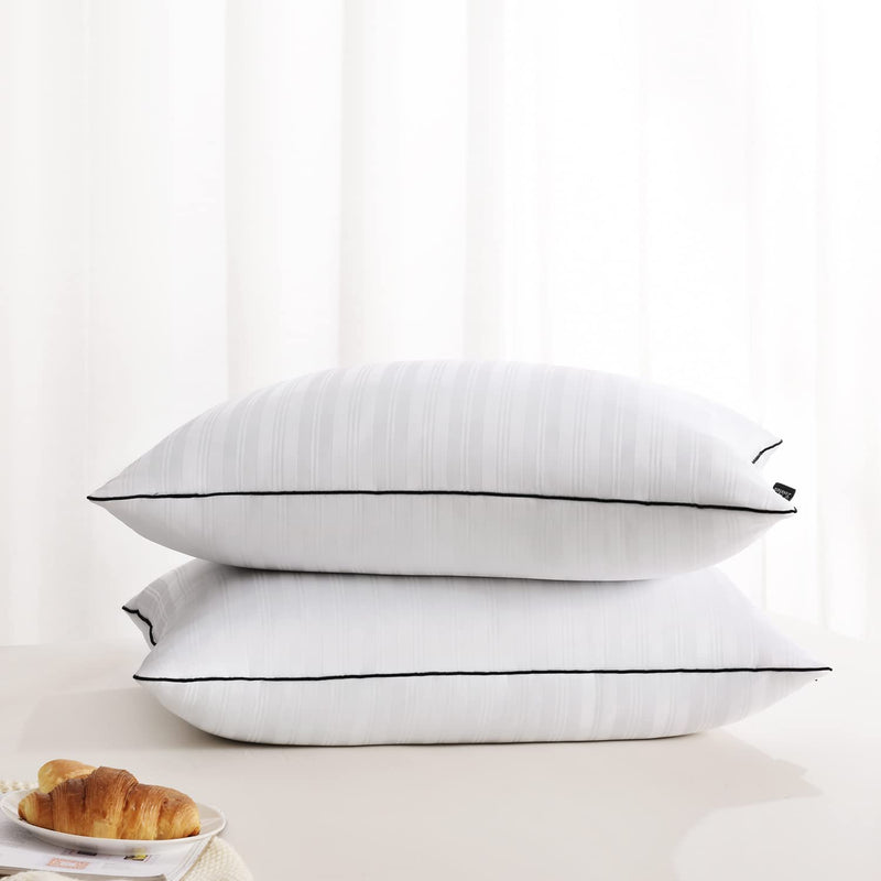 Bed Pillows King Size Set Of 2 - Hotel Collection Soft Down Alternative Pillow