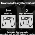 Sex Chair With Armrests - Heavy Duty 350Lbs Support Ergonomic Weightless Position Design, Portable Sex Stool For Enhanced Intimacy, Discreet Packaging