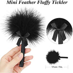 Sex Bondage Bdsm Kit, Basic Restraints Set Toys For Adults Couples - Ball Gag For Mouth, Feather Tickler, Blindfolds For Sex Play, Vibrator Female For Beginner Sex Games