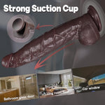 10 Inch Silicone Realistic Dildo Adult Sex Toys, Long Black Dildo With Suction Cup For Hands-Free Play,G Spot Dildo Anal Dildo,Thick Lifelike Penis For Vaginal Masturbation
