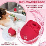 Rose Toy Sucking Vibrator For Women – Premium Rose Sex Toy With Multiple Sucking & Vibrating Modes For Pleasure – Sucking Sex Toy Clitoral Stimulator, G-Spot,Nipple Vibrator For Intense Fun And Much..
