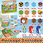 Magnetic Blocks, 100Pcs Magnetic Building Blocks, Stem Building Game Montessori Sensory Toys For Kids Boys Girls Ages 3 4 5 6 7 8 9 10 Holiday Christmas Birthday Gifts
