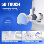 Male Masturbator, Sex Toys For Men Automatic Mens Stroker 5D Pressure Sensing Masturbation Cup With Rotation & Suction, Spinning & Sucking Penis Pump Pocket Pussy Electronic Masturbators