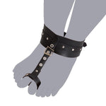 Bdsm Adjustable Ankle Cuffs, Role Play Exercise Detachable For Party Role Play Couple'S Play, Men'S And Women'S Play, Game Props, Pu Leather Bondage Fetish Ankle Cuffs