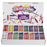 400 Count Jumbo Crayons, 16 Colors, Non-Toxic Bulk Classroom Art Supplies