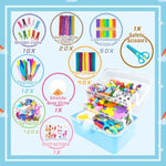 3000 Piece Arts and Crafts Supply Kit for Kids DIY Crafts Ages 4-8 Homeschooling Supplies