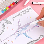 20 Color Micro Fineliner Pens, Waterproof Fine Tip Drawing & Journaling Set