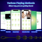 Anal Beads Vibrator Sex Toys - 14.5 Inch App Remote Control Butt Plug G-Spot Vaginal Prostate Massager With 9 Vibrating Modes, Waterproof Penis Ring Vagina Stimulator Adult Toys For Men & Women