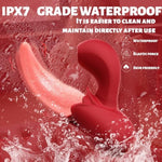 Suction Vibrator, Rabbit Vibrator, Tongue Toy For Women For Clit G Spot Vibrator Stimulation, 10 Sucking & 10 Tongue Licking & Vibrating Adult Toys, Women Couple Play Sex Toys