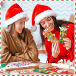 48 Sets Christmas Ornament Craft Kits with Snowman, Reindeer & Penguin Foam Stickers
