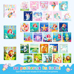 3Pcs Paint by Sticker Books for Kids Ages 4-8, Sticker by Number Gifts for Holiday Season