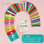 Number Flash Cards For Toddlers | Award-Winning - Toddler Math Flash Cards | Learn Counting Flashcards Numbers 1–100 | Help Kids Count Games | Kids Toys Numbers Match For Preschoolers Kindergarten 2-4