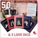 Sex Game For Adults Couples - Couples Card Game Date Night Ideas Fun Games For Couples Bedroom Games 50 Sex Positions Cards 2 Sex Dice Adults Couples Naughty Couples Gift For Him, Her