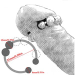 Metal Penis Ring Stainless Steel Cock Head Glans Orgasm Increase Delay Ejaculation Male Semen Lock Glans Stimulator Sex Toys For Men Delay(0.98")