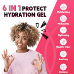 6 in 1 Hydration Gel with 37.5mg Hyaluronic Acid - Support Moisturizing, Soothing, Healthy Odor, Tightening, PH Balance, Immune | Niacinamide + Probiotics + Propolis + Centella Asiatica