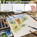 200 Sheets Watercolor Paper 9 X 12 Inch, Watercolor Paper Bulk 110lb/230gsm