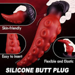 6.50In Silicone Buttplug Tentacle Butt Plug, Fantasy Buttplug For Comfortable Long-Term Wear, Small Anal Plug For Anal Training, Anal Sex Toys For Prostate & G-Spot, Sex Toys For Men Women Gay
