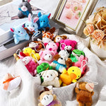 200 Pcs Mini Stuffed Animals Operation Christmas Bulk For Kids Tiny Critter Animals Plush For Piñata Fillers Basket Stuffers Birthday Party Favors Gifts Classroom Carnival Prizes