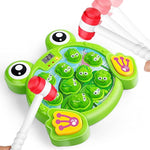 Whack A Frog Game With 2 Hammers, Toddler Early Developmental Learning Toy, Fun Birthday Gift For Kids Age 2+, Toys For 2 3 4 Year Old Boys Grils