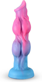 9.5" Fantasy Knotted Dildo with Suction Cup – Realistic Thick Toy for Men & Women