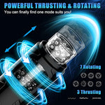 Male Masturbator Penis Pump - Male Sex Toys For Men With Upgrade 7 Vacuum Pump & 7 Thrusting Rotating Vibrating Sucking Licking Adult Toys Mens Sex Toys Pumps & Enlargers