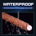 Thrusting Dildo Vibrator For Women – Realistic Penis Shape, Clit Licking Tongue Vibrator, Wand Massager With 10 Vibration Modes, Heating, Usb Rechargeable, Adult Sex Toy For Intense Female Pleasure