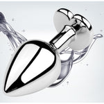 Small Heart Anal Plug Cute Anal Training Tools Pink Jewel Butt Plugs G Spot Anal Sex Toys For Beginner Adult Unisex Women Men Couple Sm Game Bedroom