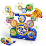 2025 Stem Gears Toys For Kids Ages For 1-3, Creative Learning Building Blocks, 13Pcs Educational Construction Toy Set, Electric & Manual Dual Mode, Versatile Gear Playset Gift For Boys & Girls
