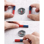 Labs Junior Science Magnet Set For Experiment Education Tools Physics Toys For Kids Icluding Bar/Ring/Horseshoe/Compass Magnets