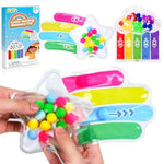2 Pcs Color Sorting Sensory Toys For Toddlers: Quiet Calm Down Corner Supplies For Kids - Fine Motor Matching Game For Preschool Learning Activities - Stocking Stuffer Sensory Products For Kids 3+