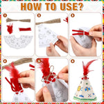 24 Set Color Your Own Teepee Craft Kit for Kids with Bars, Rope & Feathers