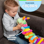 - Bentley Caterpillar - Travel With Toddler Must Have Activity Toy - Fine Motor Skill Development - Counting And Color Recognition Stuffed Animal