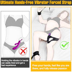 Bdsm Sex Bondage Vibrator Forced Strap Thigh Harness For Women Hands-Free Play, Bondage Restraint Elasticity Adjustable Leg Straps, Couple Kinky Tease Sex Toys Dildos Hitachi Magic Wands Holder