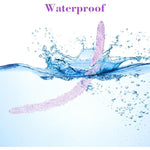 15.35 Inch Double-Ended Dildos,Realistic Flexible Crystal G Spot Dildo With Particles Double Sided Dildos Sex Toys For Women,Men,Purple