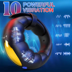 Vibrating Cock Ring Sex Toys - Powerful Penis Ring Vibrator With 10 Vibrations & Adjustable Buckle, App Control Male Sex Toy Cockring For Erections, Adult Sex Toys & Games For Men Women Couples