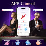 Vibrator Tongue Toy For Women - Sex Toys Thursting Vibrators Dildo With 9 Licking Swing Sucking & 9 Vibrating Mode, Rose Toy G Spot Rabbit Clit Adult Toys Dildos For Female Couples Games