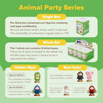 Lulu The Piggy Blind Box Figures - Animal Party Series Blind Boxes Mystery Box Cute Animal Figurines Collectible Toys Home Desk Decorations Holiday Birthday Gifts, Single Box