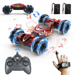 Remote Control Gesture Sensor Toy Cars Drift Twist Car 360° Rotate Off-Road Vehicle With Light Music For 6 7 8 9 10 11 12 Years Old Kids Birthday Xmas Gift