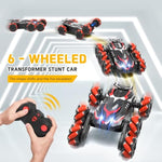 6Wd Rc Cars Gesture Sensing Rc Stunt Car, 2.4Ghz Rc Crawler With Spray & Music, 360° Spin All Terrain Remote Control Car Kids Toys Gift For 5-12 Years Old Boys Girls Christmas Birthday