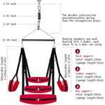 Bdsm 360° Sex Swing For Adult Sex Toys, Sex Swings With Adjustable Straps Soft Seat & Thick Cushion For Ceinling/Door Heavy Duty Hanging, Swing Sex Bondage For Adult Restraint Toys