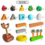 Newly Licensed Angry Birds Toys Playsets Build N’ Launch Construction Brick Assembly Building Blocks Sets Pig City Strike 2 Takedown Space Planet Game Catapult Slingshot Gift Box 20Pcs