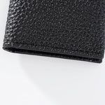 Condom Holder Case Storage For Men Gift Pu Leather Square Mini Purse (Black)