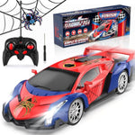 Remote Control Car For Kids, Rc Cars For Boys Kids 1:18 Electric Vehicle Toy Car Hobby Racing Car Toys With Lights & Controller, Birthday Gift For 3 4 5 6 7 8 9 Year Old Boys Girls